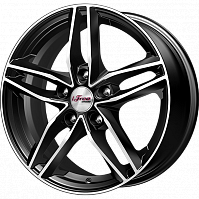 Литые диски Moskva (КС689) 6.500xR16 5x100 DIA56.1 ET48 Блэк Джек для Rover