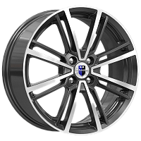 Литые диски Эрфурт-оригинал (КС903) (КС903) 7.000xR17 4x100 DIA60.1 ET43 алмаз черный для Lada Vesta Cross