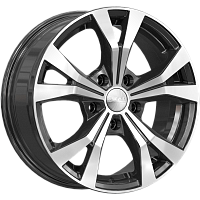 Литые диски НАГАНО (КЛ240М) 6.500xR16 5x114.3 DIA67.1 ET38 алмаз для Peugeot 4008