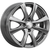 Литые диски МАЛЬТА (КЛ248) 5.500xR14 4x100 DIA67.1 ET45 графит для KIA