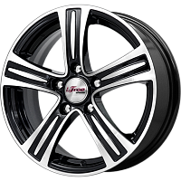 Литые диски S.U. (КС691) 6.000xR15 5x108 DIA67.1 ET43 Блэк Джек для Chery Indis
