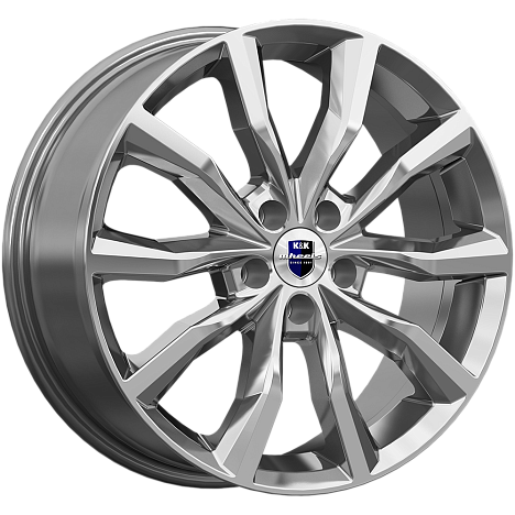 Портер (КС906) 7.500xR18 5x112 DIA66.6 ET45 дарк платинум Портер (КС906) 7.500xR18 5x112 DIA66.6 ET45 дарк платинум