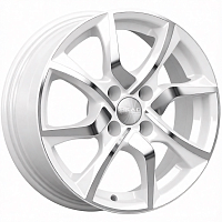 Литые диски ТУЛОН (КЛ233) 6.000xR15 4x100 DIA67.1 ET39 алмаз-белый