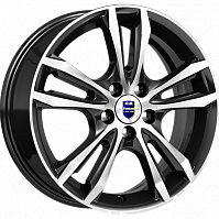 Литые диски Samara (КС866) 6.000xR16 5x112 DIA66.6 ET40 алмаз черный SK для Mercedes-Benz A-Class