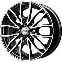 Литые диски Флайт (КС676М) 5.500xR14 4x100 DIA67.1 ET38 Блэк Джек для Chevrolet Cobalt