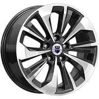 Литые диски Авиор (КС936) 7.000xR17 5x108 DIA65.1 ET40 алмаз черный для Kaiyi E5