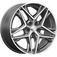 Литые диски Челси (КЛ1100) 8.000xR18 5x114.3 DIA67.1 ET38 алмаз графит