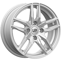 Литые диски Up125 (КС1101) 6.000xR15 4x100 DIA67.1 ET35 Silver Classic для Skoda