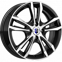 Литые диски Samara (КС866) 6.000xR16 4x108 DIA63.35 ET47.5 алмаз черный SK для Ford Fusion
