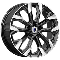 Литые диски Морейн (КС1046) 6.500xR17 5x112 DIA57.1 ET46 алмаз черный для Audi S3