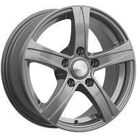 Литые диски SAKURA (КЛ146) 6.500xR15 5x112 DIA66.6 ET35 графит