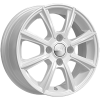 Литые диски МОНАКО (КЛ185) 5.500xR14 4x100 DIA56.6 ET49 белый для Daewoo Nexia