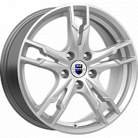 Литые диски Солар (КС875) 7.000xR17 5x100 DIA67.1 ET38 сильвер SK для Volkswagen Golf R32