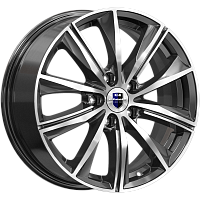 Литые диски Арнар (КС896) 7.000xR17 5x112 DIA66.6 ET45 алмаз черный для BMW 2 Gran Tourer