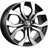 Литые диски КС704 (ZV 16_Lifan X60) (КС704) 6.500xR16 5x114.3 DIA60.1 ET45 алмаз черный для Toyota Rav4