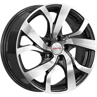 Литые диски Палермо (КС607) 6.500xR16 5x100 DIA67.1 ET38 алмаз черный для Audi Литые диски Палермо (КС607) 6.500xR16 5x100 DIA67.1 ET38 алмаз черный для Audi